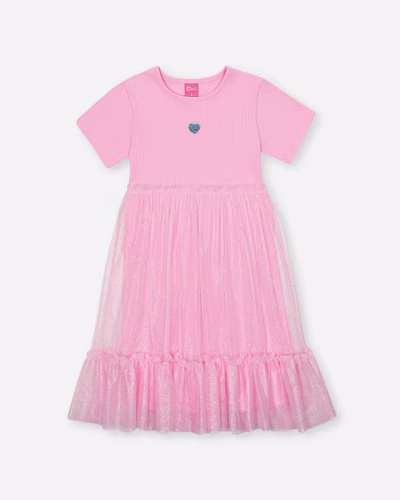 vestido-infantil-de-festa-em-canelado-glow-com-tule-foil-vestido-menina-verao-com-brilho-rosa-iogurte-large-1